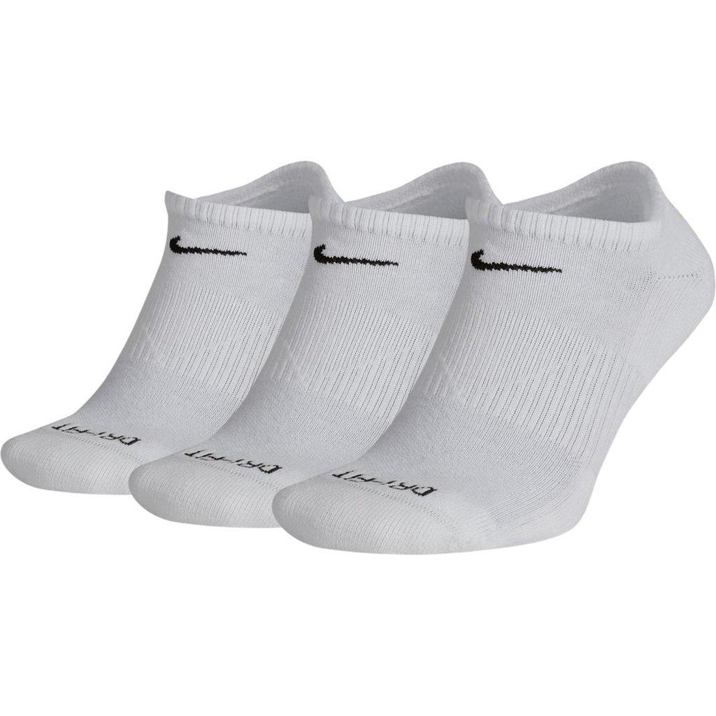 Nike Everyday Plus Cushion No Show Socks 3 pairs White M